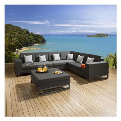 China High Quality Modern Luxury Aluminum Poolside Sofa Set Outdoor Courtyard Patio Frame Garden Furniture for sale