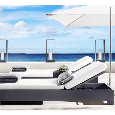 China Modern Hot Sale Pool Sofa Chaise Garden Patio Hotel Aluminum Terrace Furniture en venta