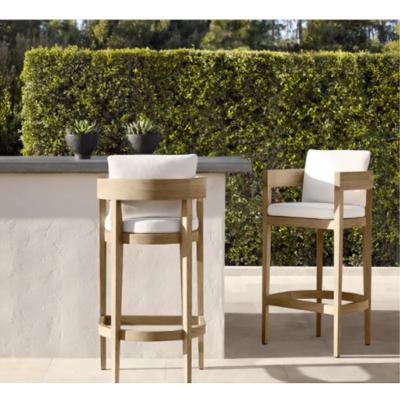 China 2021 Modern Hot Sale Patio Garden Bar Hotel Courtyard Stools Poolside Villa Outdoor Furniture for sale