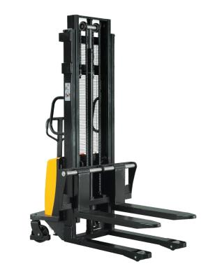 China Hotels Semi Automatic Stacker Hydraulic Transport Parts for sale