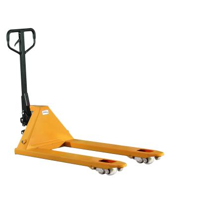 China Garment Shops Load Pallet Truck 3000kg Manual Hydraulic Nylon W 550mm for sale