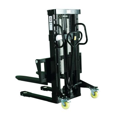 China Garment Shops 1 Ton 1.6m Hydraulic Stacker With CE Certified for sale