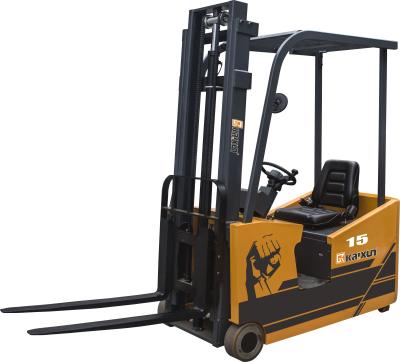 China Building Material Shops Good Quality Lifting 1.5 Ton Electric Pallet Forklift Battery Electric Forklift for sale