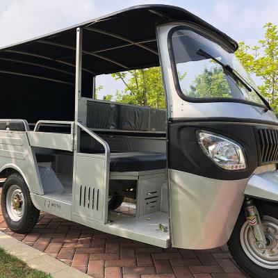 China Passenger With Zongshen Loncin Lifan Engine KING Tuk Style Three Wheel Motorcycle Taxi Passenger Tricycle Tanzania HOYUN BAJAJ TV for sale