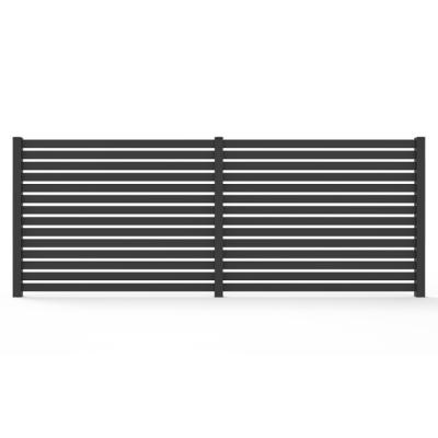 China Easily Assembled Horizontal Metal Filipino Design Privacy Fence Fence Panels for sale