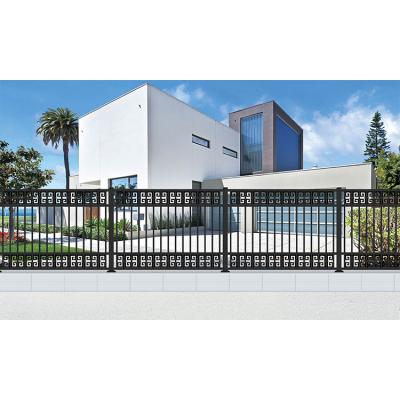 China Easily Assembled Aluminum Slat Fence Panel Slats Laser Cutting Fence for sale