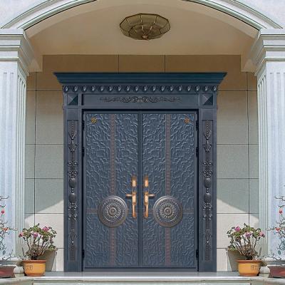 China Modern House Used Cast Aluminum Exterior Doors For Sale for sale