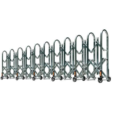 China Cheap Steel Road Barricade Retractable Sliding Type Expanding Barrier for sale