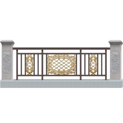 China Perfect Welding Powder Coated Aluminum Cast Ornament Hand Railing for sale