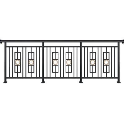 China Roof Pipe Railing Perfect Weld Construction Aluminum Square Design for sale