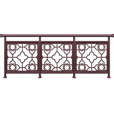 China Perfect Welding Villa Veranda Balcony Grill Horizontal Fence Designs for sale