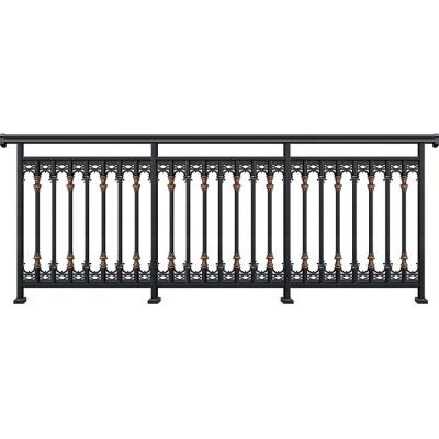 China Perfect Welding Metal Railing Designs Deck Balcony Railing for sale