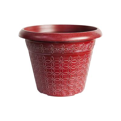 China Light Weigh Cheap Factory Price Indoor Outdoor Garden Round Shape Planter Antique Flower Pots for sale