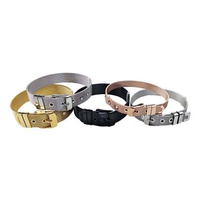 China FASHIONABLE Yudan Jewelry Factory Supplier Stainless Steel Jewelry Gold Plated Watchbands for sale