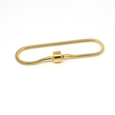 China FASHIONABLE 3mm Snake Chain Bracelet Bor DIY Beads for sale