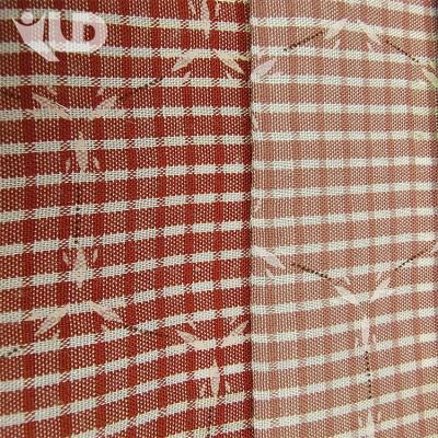 China MOQ breathable printed fabric stylish polyester rayon blended yarn-dyed plaid shirt apparel print fabric for sale