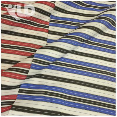 China New Fashion Textile Waterproof 100% Polyester Yarn-dyed T-shirt Striped Fabric for sale