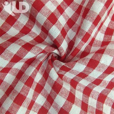 China Cheap custom made comfortable anti-static grid fabric yarn-dyed cotton yarn-dyed control garment home textile pajama fabric for sale