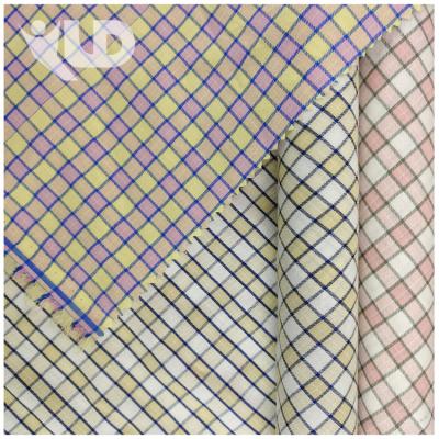 China Waterproof Wholesale Fabric Polyester Cotton Blended Yarn-Dyed Grid Shirt Fabric for sale