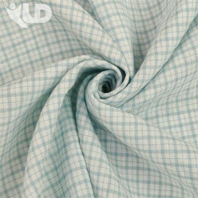 China Waterproof Classic Checked TC Fabric Terylene Cotton Blended Grid Yarn-Dyed Pajama Fabric For Home Dress for sale