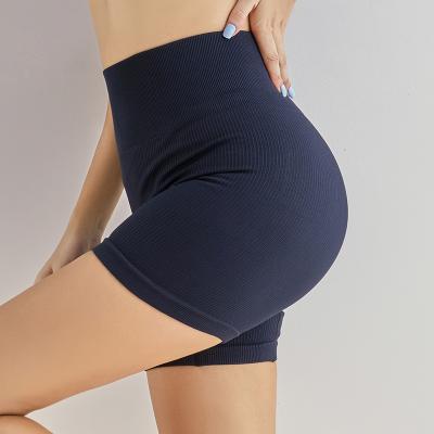 China Breathable Women Yoga Leggings Thread Fitness Shorts High Waist Women's Yoga Panties for sale