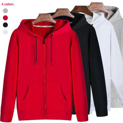 China Wholesale Breathable Stain Winter Plus Velvet Hooded Plus Velvet Jacket Men's Warm Fitness Sports Wear Zipper for sale