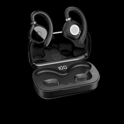 China Ear Hook BT 5.1 Earbuds Sports Hook In Ear TWS Headset Wireless Earbuds Earphone for sale