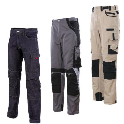 China Wholesale Cotton OEM Workwear Factory Twill Canvas Stretch Mens Work Wear Pants for sale