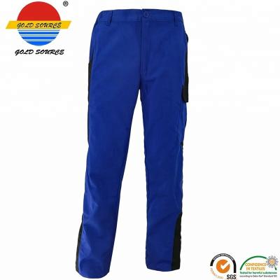 China Factoray Anti-Shrink On Sale Cheap Mens Navy Blue Work Wear Pants For Builders Technician Mechanic for sale