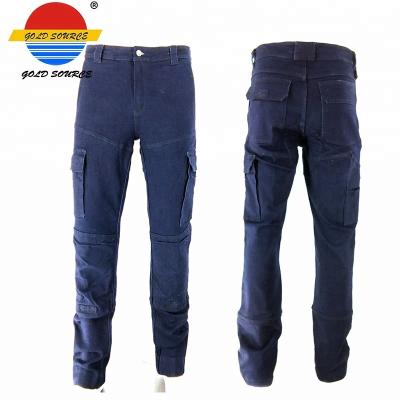 China European High Elasticity High Elasticity Men's Style Cargo Work Jeans Pants for sale