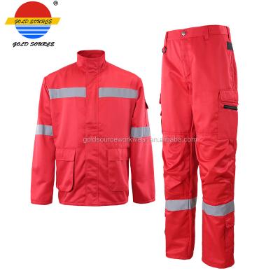 China New Design Anti-Shrink Satin Women And Men Red Cargo Pants Jacket for sale