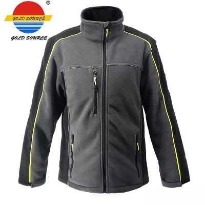 China Sustainable Custom Heavy Warm Anti Static Micro Static Fleece Jacket For Men Women for sale