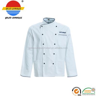 China White Kitchen Jacket Chef Uniform Chefs Jacket Restaurant Bar Working Clothes Restaurant Uniform for sale