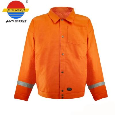 China Electric Jacket Coat Vis Fire Retardant Welding Coat Oilfield Cotton Cotton Winter Jacket hi for sale