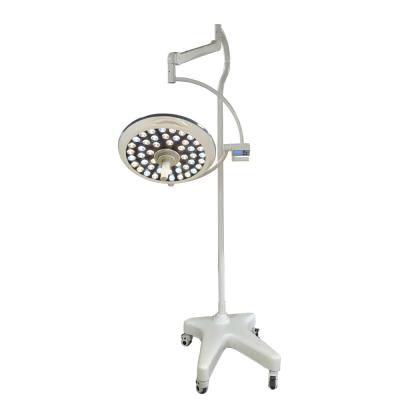 China Mobile Working Metal E500L Floor LED Surgical Lamp Light for sale