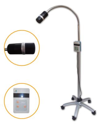 China Micare JD1200L Aluminum Moving Medical Exam Light Led Dental Clinic Exam Lights for sale