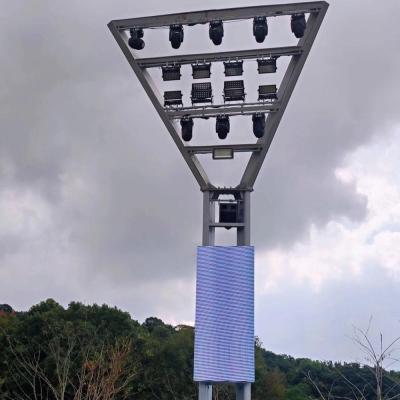 China 2020 ROAD Theme Park Lighting Pole High Mast LED Light Pole LED Garden Light for sale