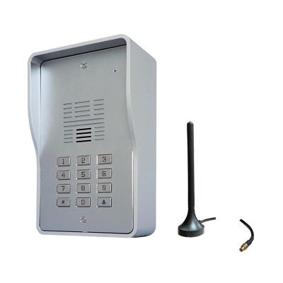 China Stainless Steel GSM Intercom 3G Doorphone Entry Door Relay Switch Siemens 4G Intercom Door Mobile Cellular Access Control for sale