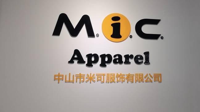 Verified China supplier - Zhongshan MIC Apparel Co., Ltd.