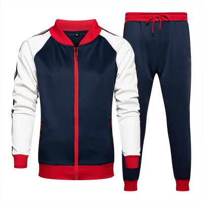 China Wholesale High Quality Custom Sportswear Tracksuit Men Polyester Outdoor Tracksuit Breathable for sale