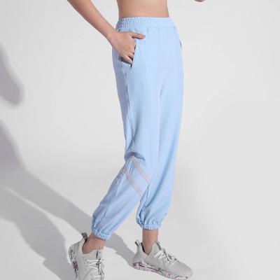 China Custom Anti-wrinkle Wholesale OEM Workout Apparel Sports Loose Pants Women Joggers Pants For Girl for sale