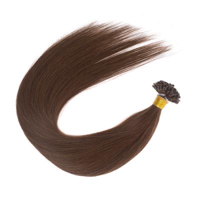 China Wholesale hot sale 12A straight double raw straight hair u tip fast shipping straight hair extension for sale