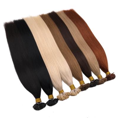 China Silky Straight Wave Wholesale 100 Pieces Double Tip Hair Extension Pulled U for sale