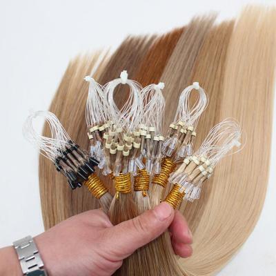 China Micro Loop Ring Hair Straight Factory Direct Wholesale Hair Extension for sale