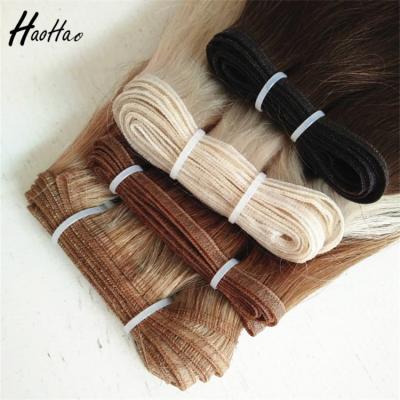 China 100% Virgin Hair Bundles Free Sample Mink Brazilian Virgin Hair Cuticle Aligned Hair Full End Flat Weft for sale