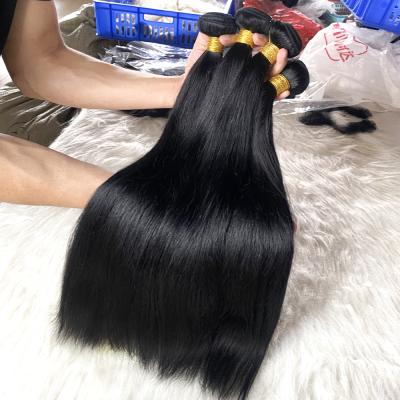 China Factory Wholesale Price Virgin Human Straight Machine Sellers Double Wave Hair Weft Extensions for sale