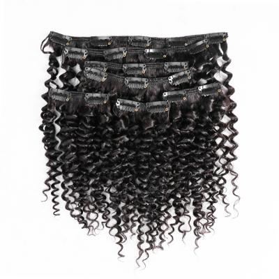 China Virgin Kinky Curly Hair Extensions Kinky Curly Hair Extensions Grade 12A Natural Hair for sale