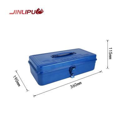 China Convenient Customized metal repair kit large capacity double-layer space Metal tool box customized color  gift box for household and travel for sale