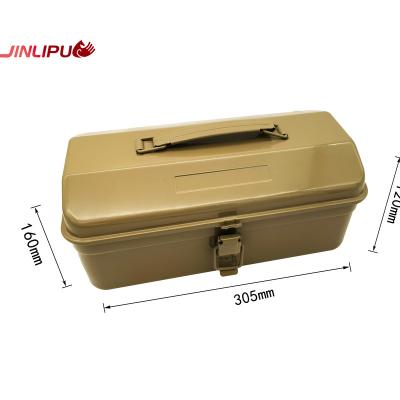 China Convenient 300 Customized travel convenient metal toolbox large capacity iron toolbox various customized colors simple iron gift box for sale