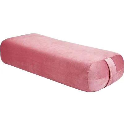 China Trainnng Yoga Accessories Rectangular Portable Yoga Cushion Bolster for sale